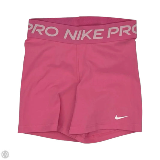 Athletic Shorts By Nike In Pink, Size: S