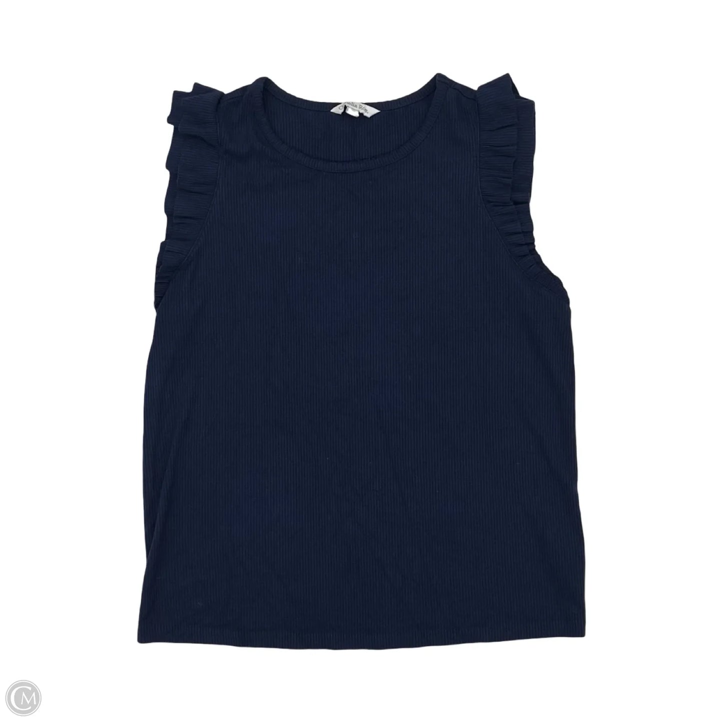 Top Sleeveless By Ophelia Roe In Navy, Size: 1x