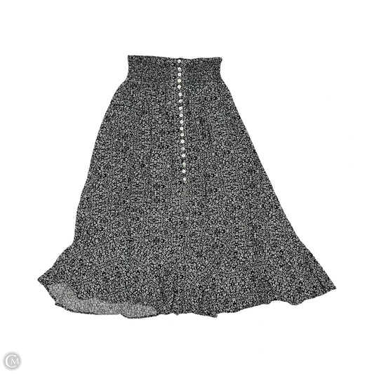 Skirt Maxi By Rachel Zoe In Black & White, Size: L