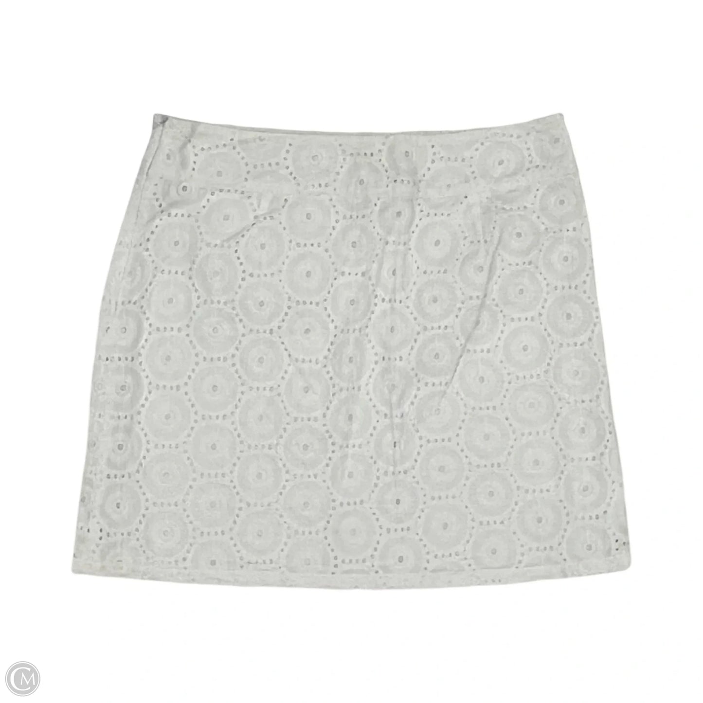 Skirt Mini & Short By Adiva In White, Size: L