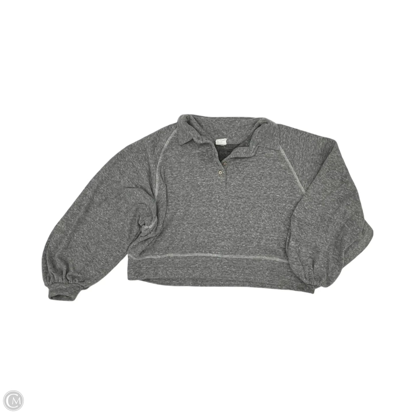 Sweatshirt Collar By By Together In Grey, Size: S