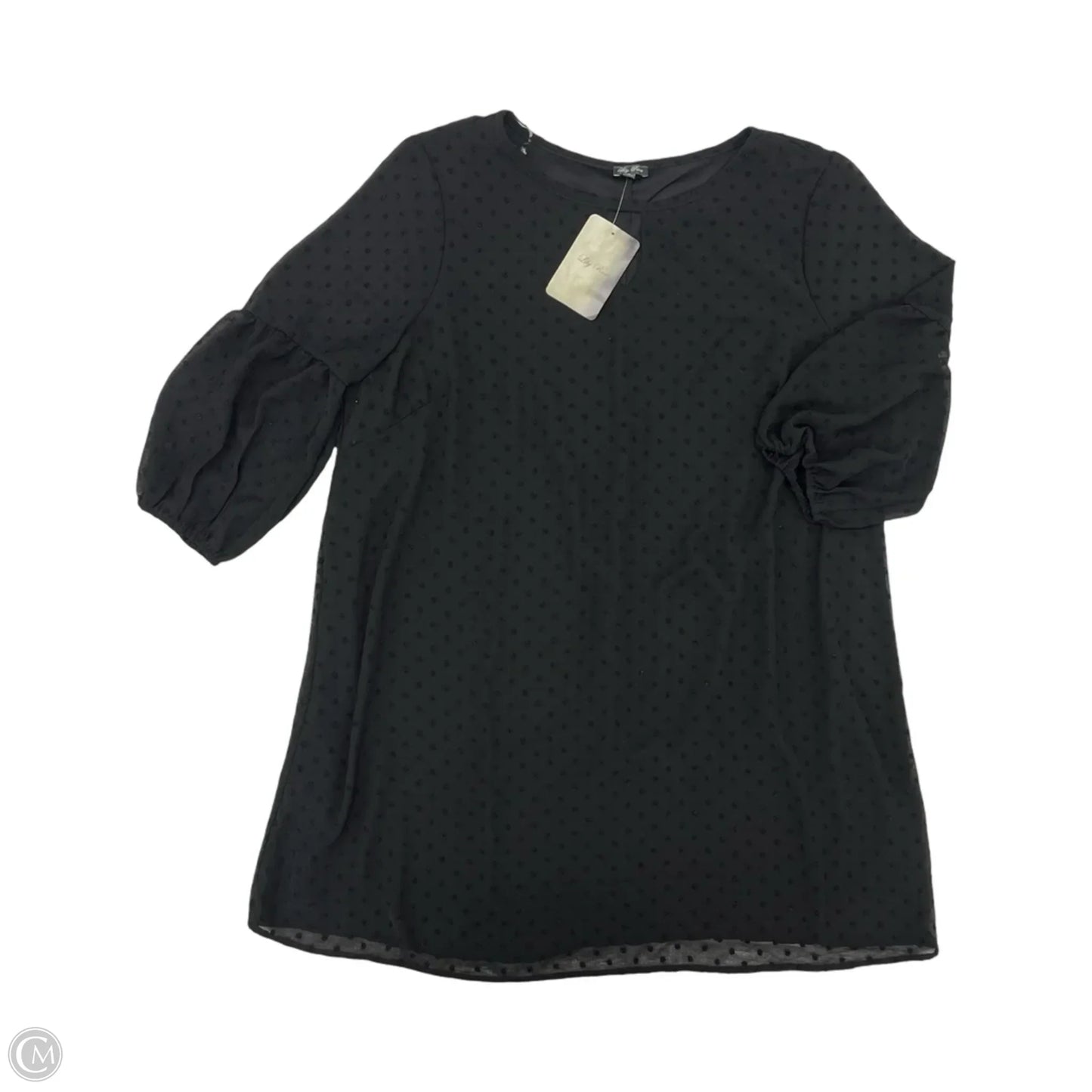 Dress Party Short By Lily Rose In Black, Size: 3x