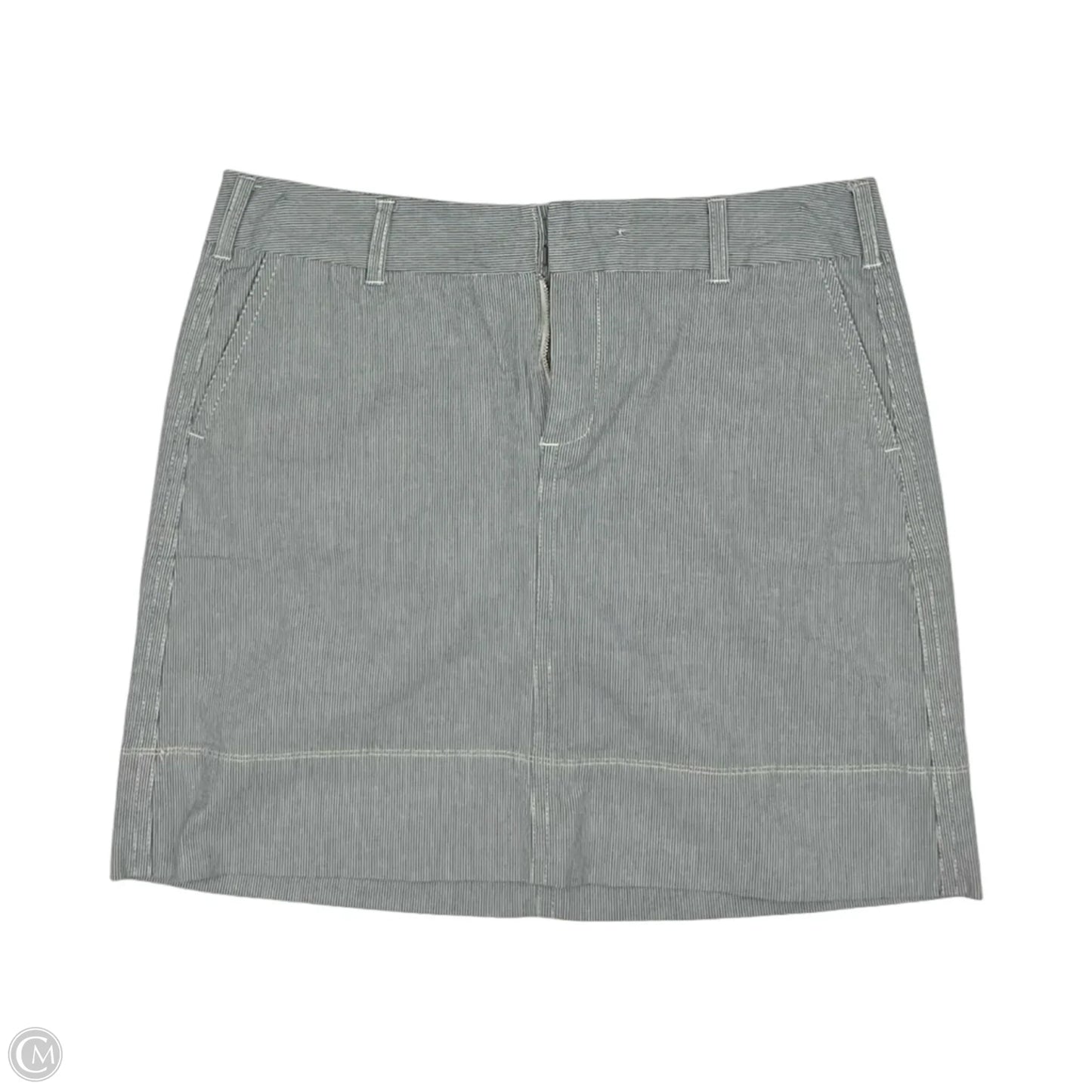 Skirt Mini & Short By Merona In Blue & White, Size: 12