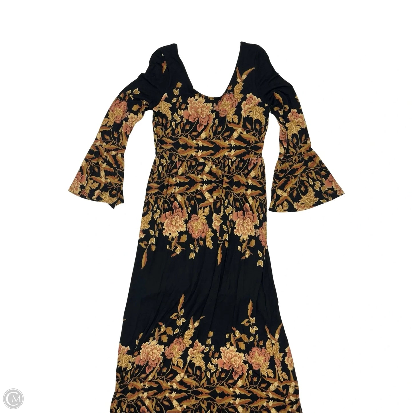 Dress Party Midi By Free People In Black & Brown, Size: S