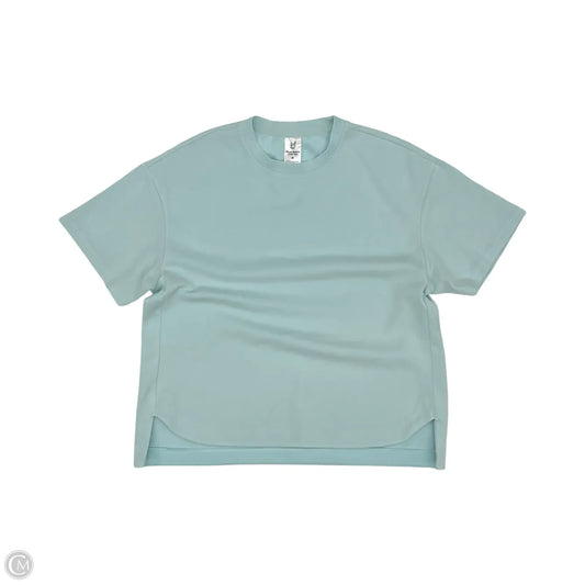 Top Short Sleeve By Members Mark In Blue, Size: M