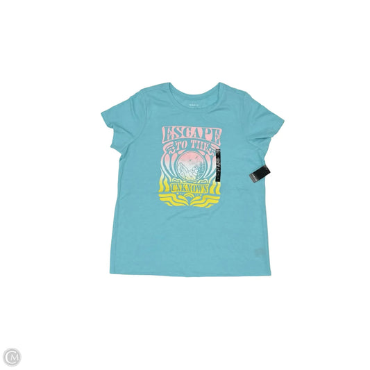 Top Short Sleeve By Torrid In Blue, Size: 1x