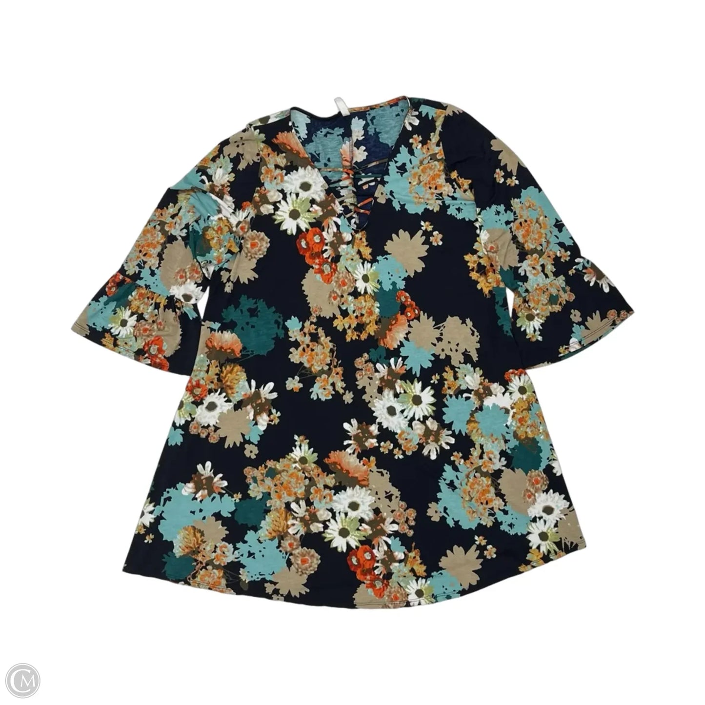 Dress Party Short By Emerald In Floral Print, Size: 2x