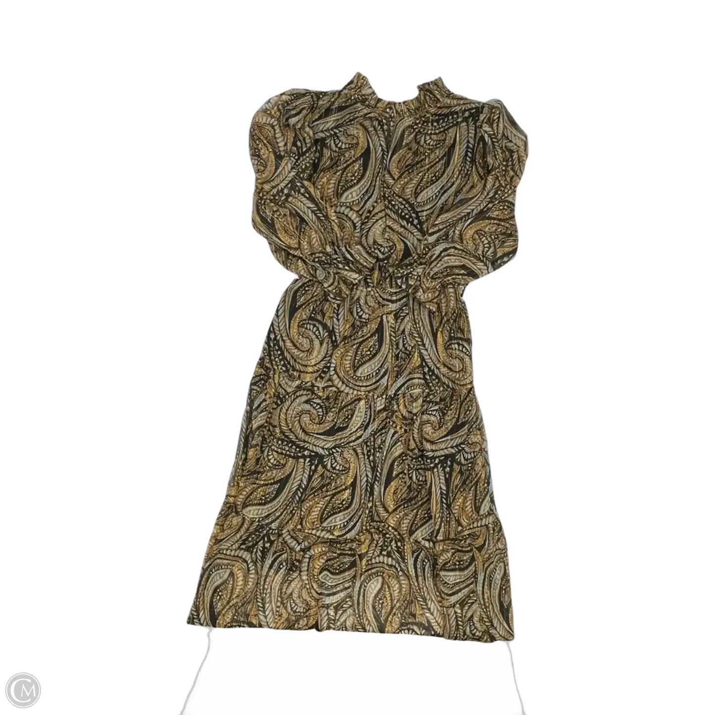 Dress Party Long By Elan In Blue & Brown, Size: Xs