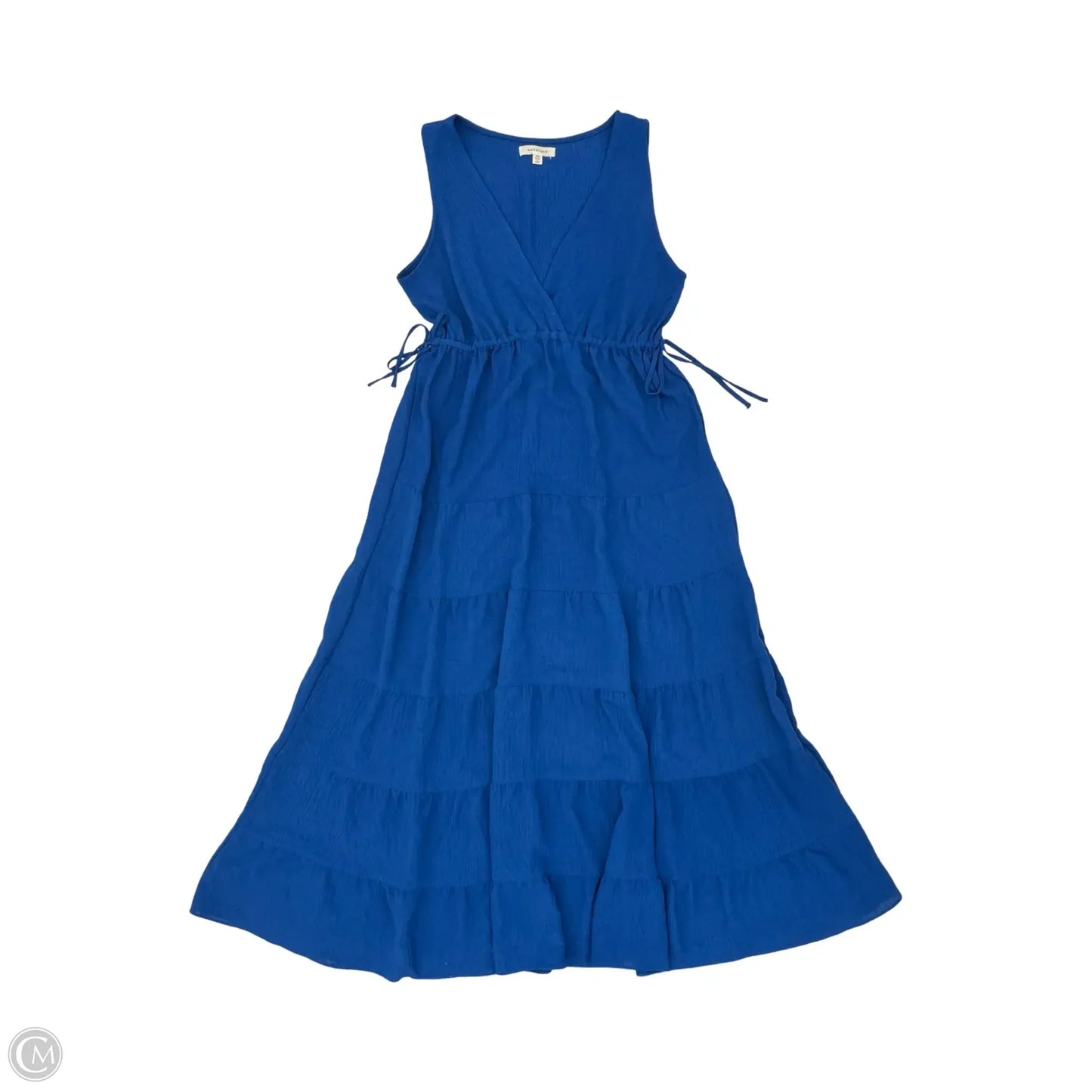Dress Casual Midi By Max Studio In Blue, Size: Xs