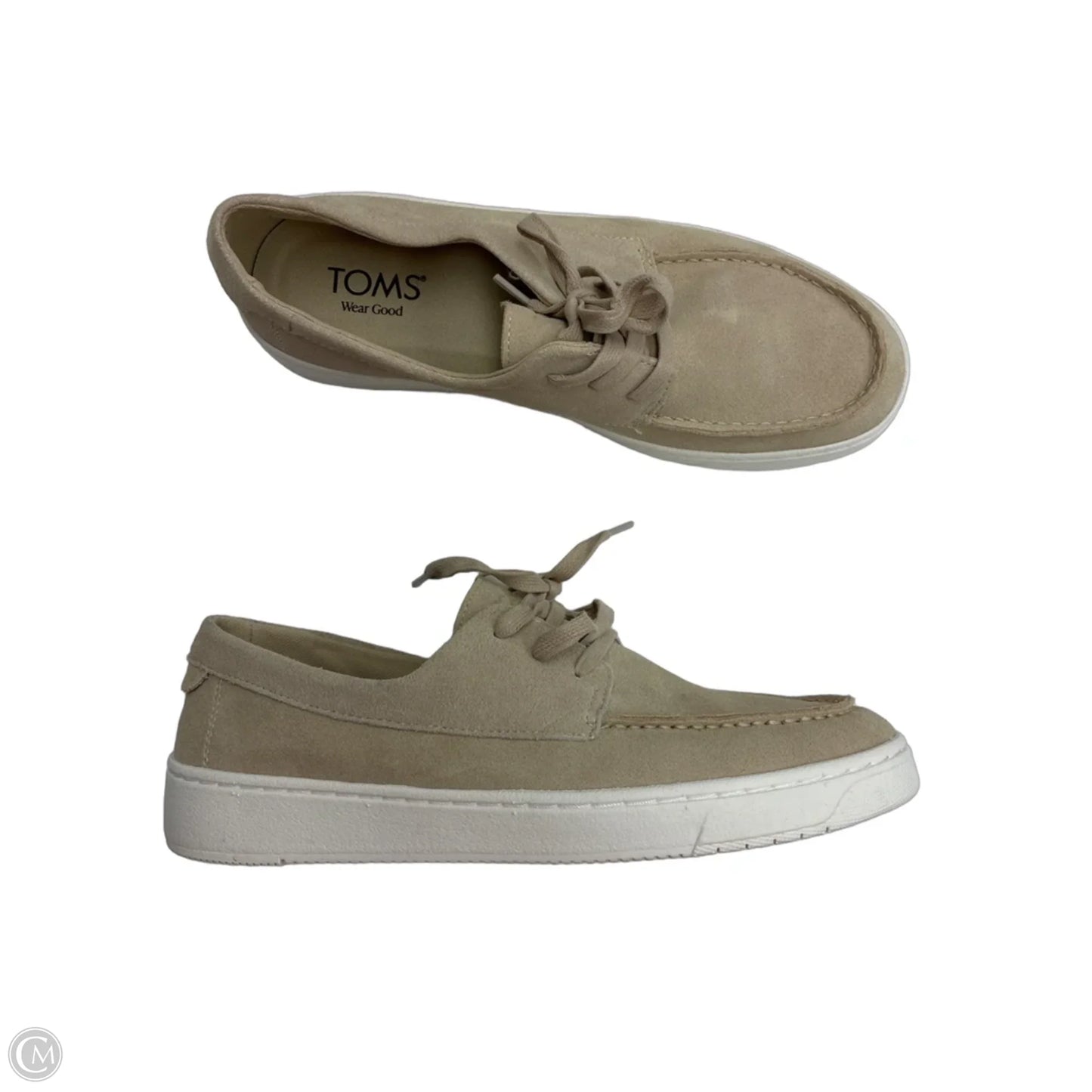 Shoes Flats By Toms In Tan, Size: 13