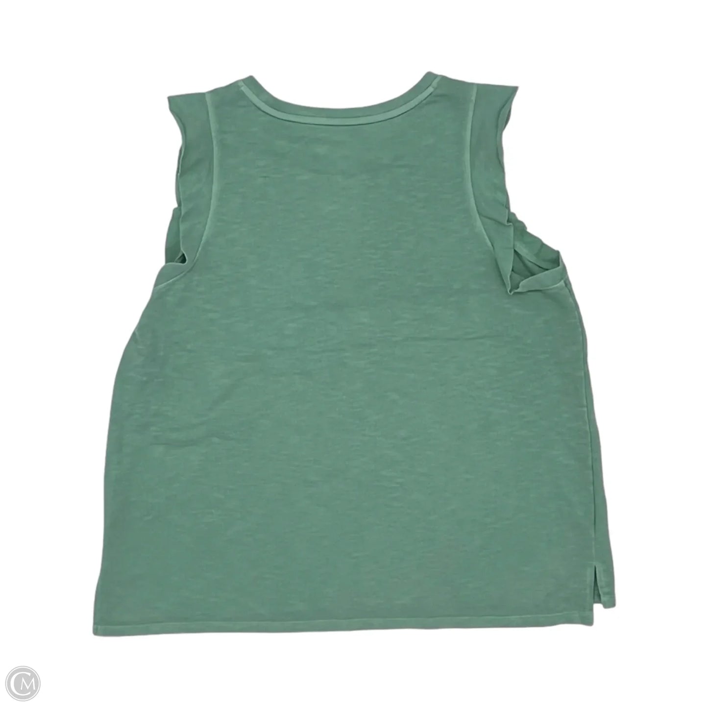 Top Sleeveless By Sonoma In Green, Size: Xl