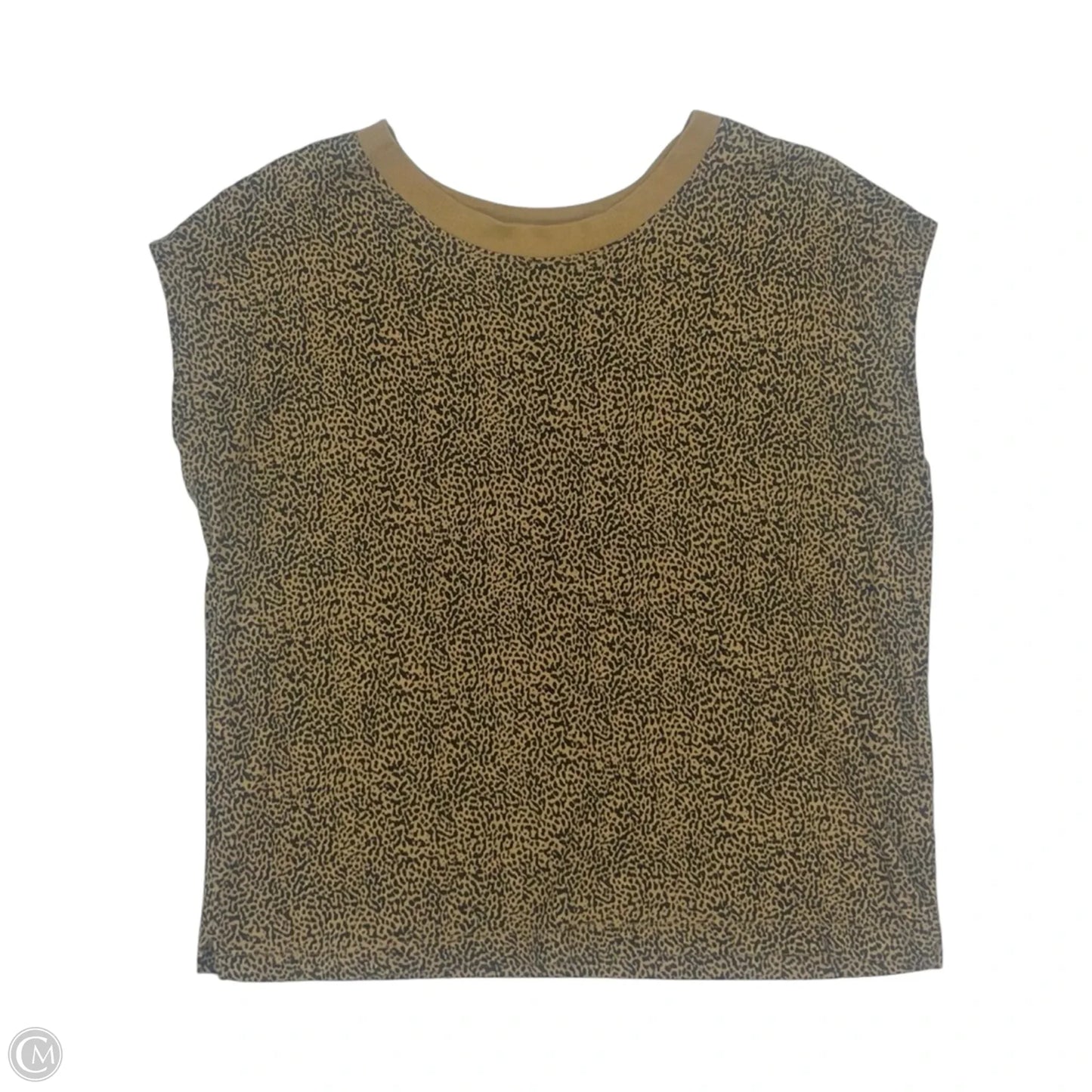 Top Sleeveless By Loft In Leopard Print, Size: L