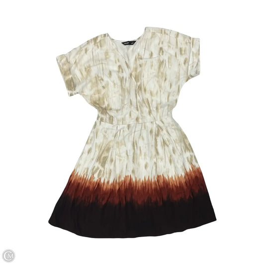 Dress Party Midi By Simply Vera In Tan, Size: S
