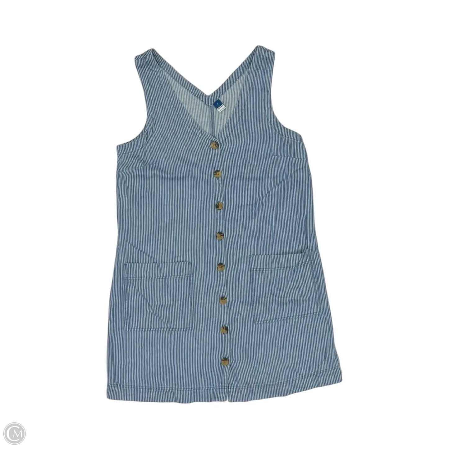Dress Casual Short By Old Navy In Blue & White, Size: S