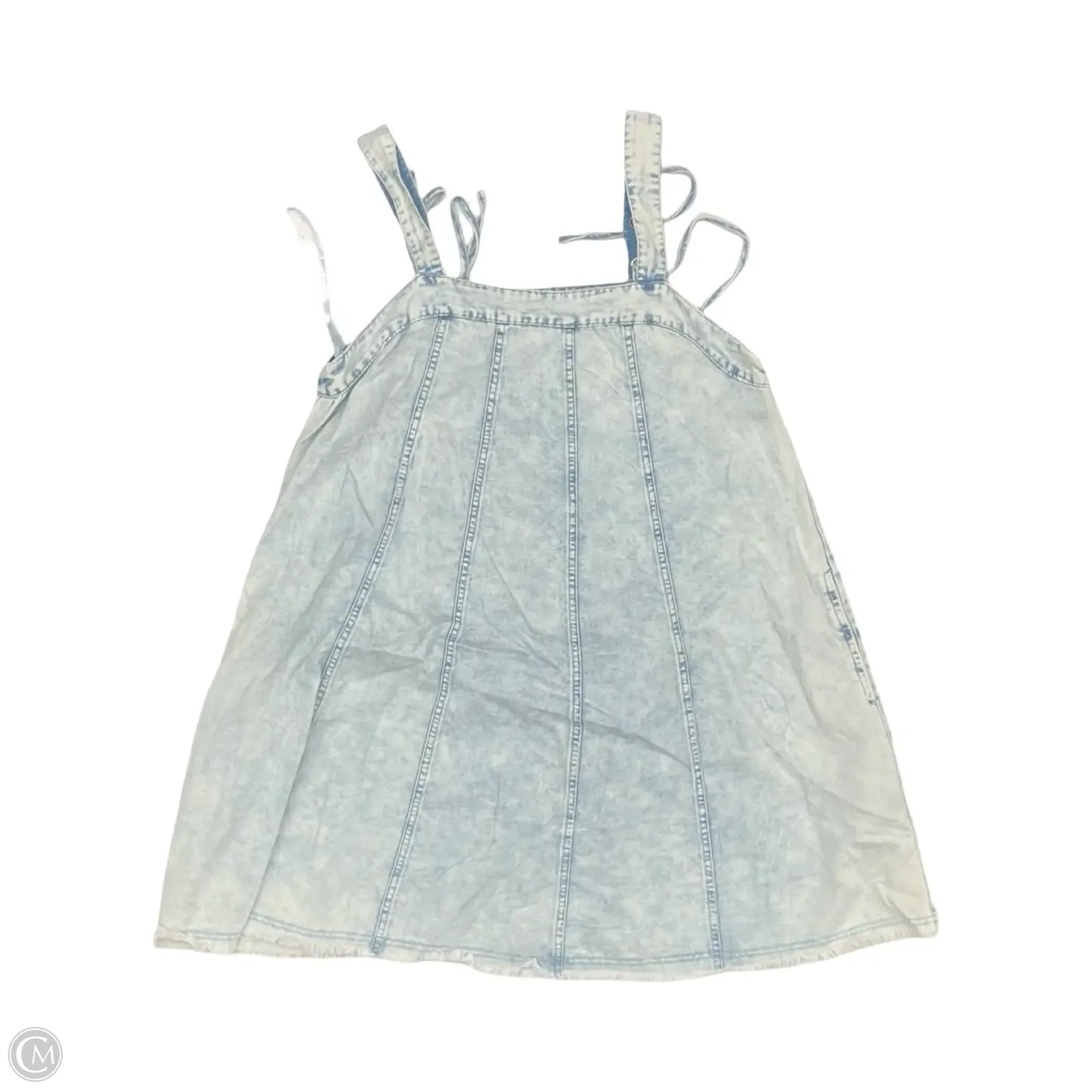Dress Casual Short By Clothes Mentor In Blue Denim, Size: L