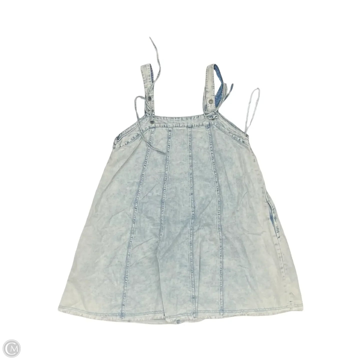 Dress Casual Short By Clothes Mentor In Blue Denim, Size: L