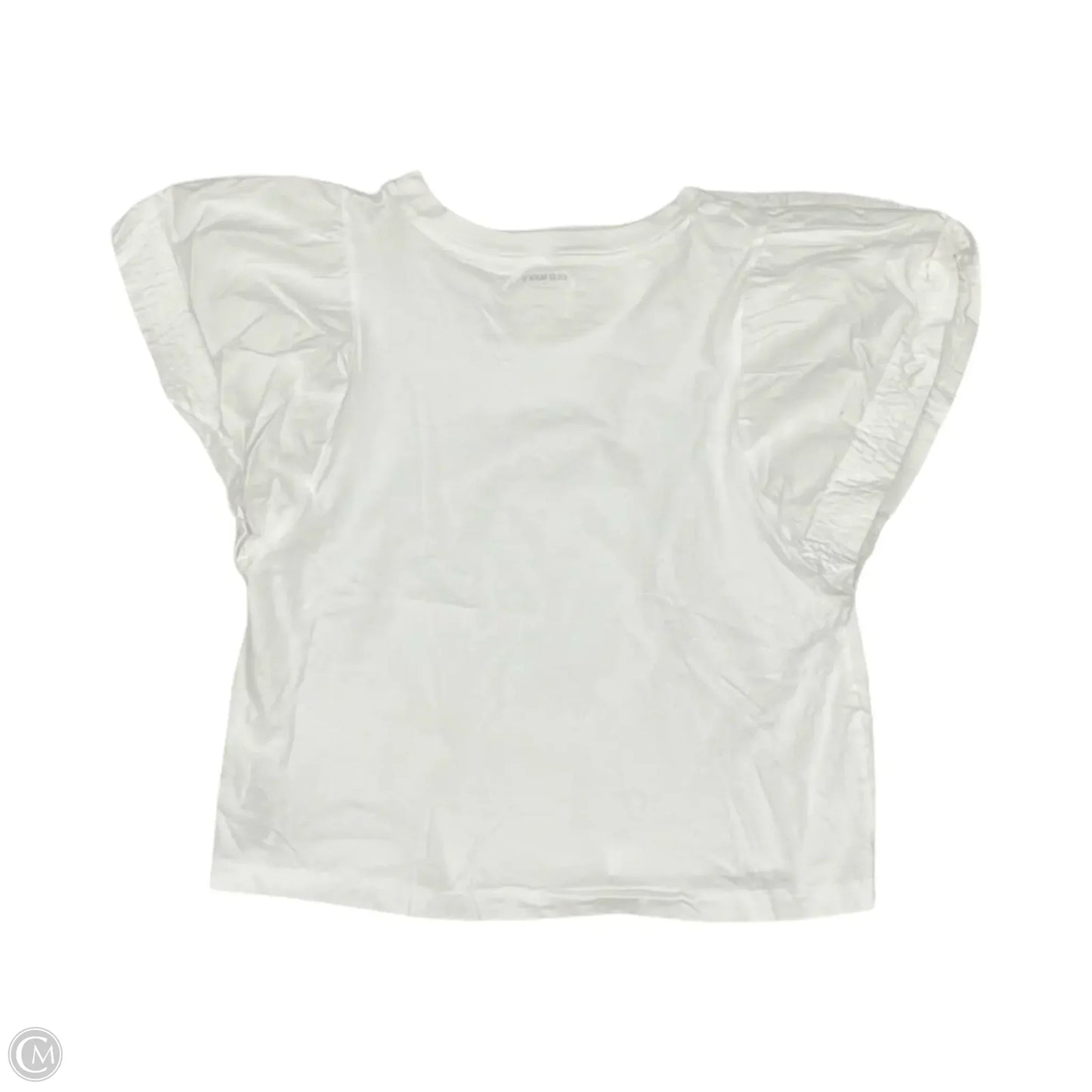 Top Short Sleeve By Old Navy In White, Size: M