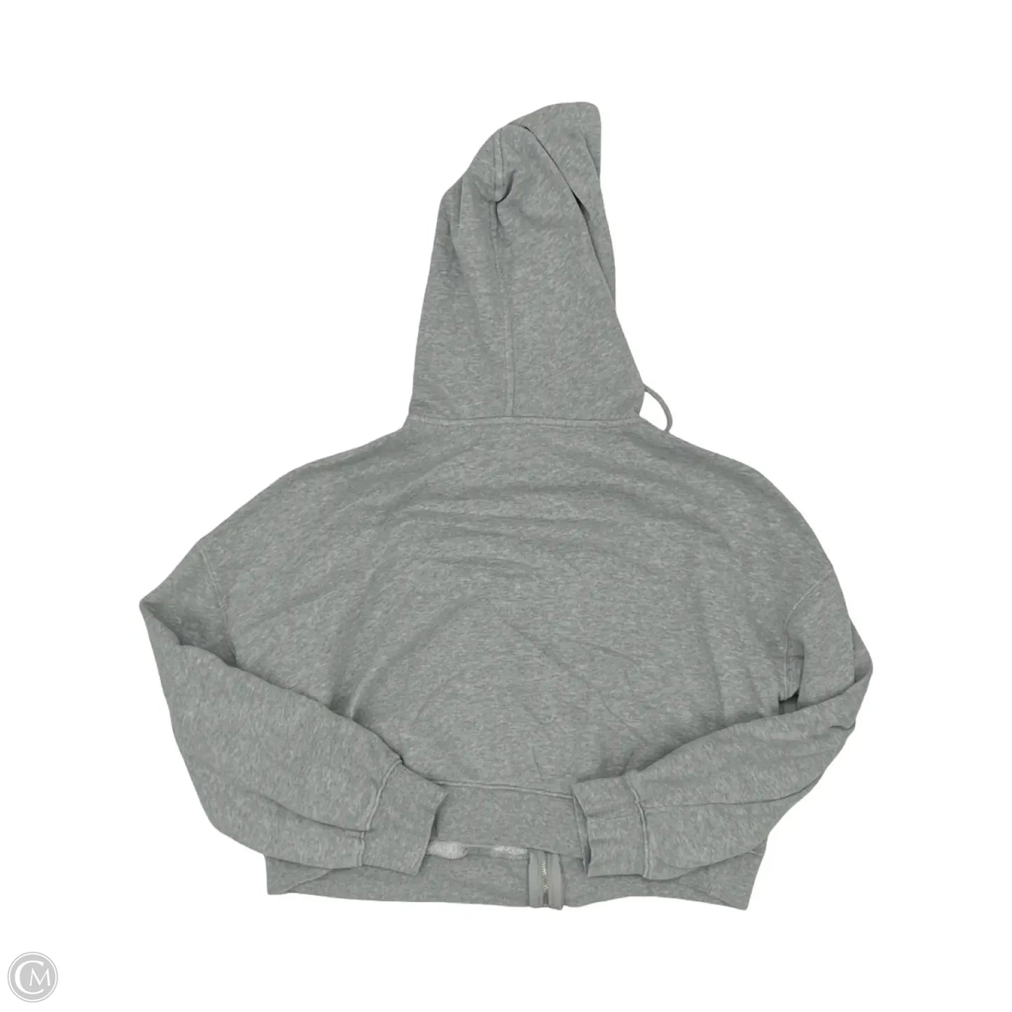 Sweatshirt Hoodie By Old Navy In Grey, Size: L