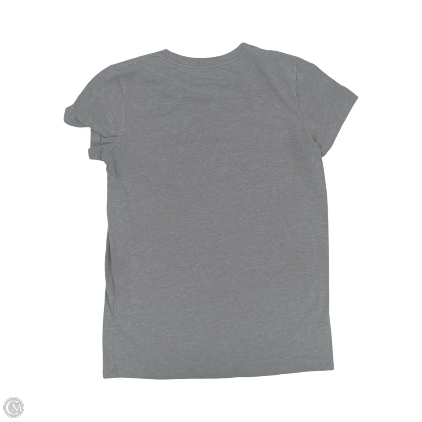 Athletic Top Short Sleeve By Under Armour In Grey, Size: S