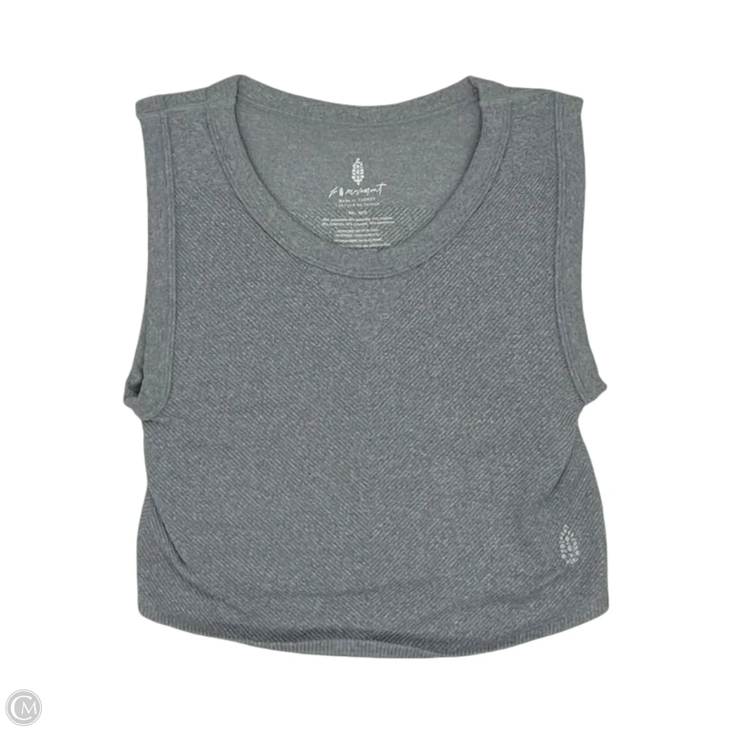Athletic Tank Top By Free People In Grey, Size: M