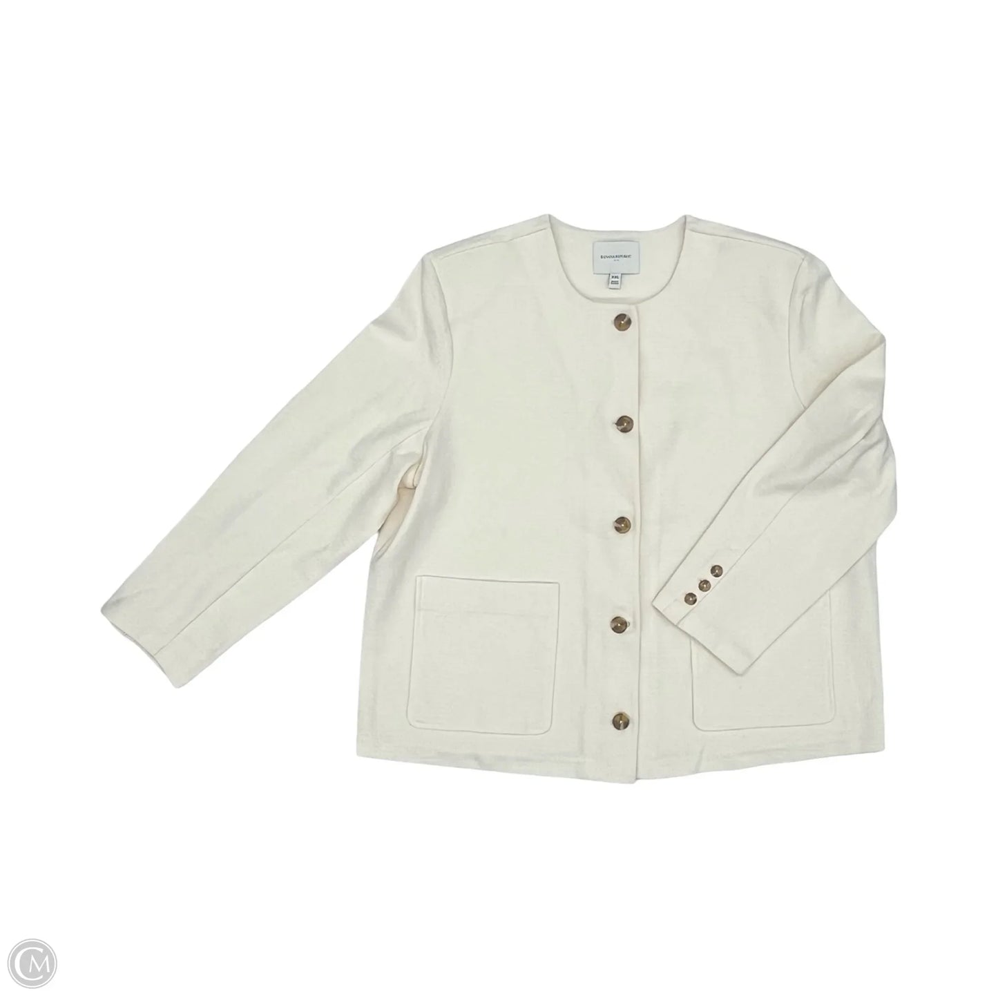 Blazer By Banana Republic In Cream, Size: Xxl