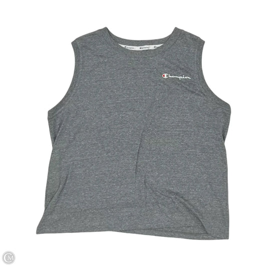 Athletic Tank Top By Champion In Grey, Size: Xl