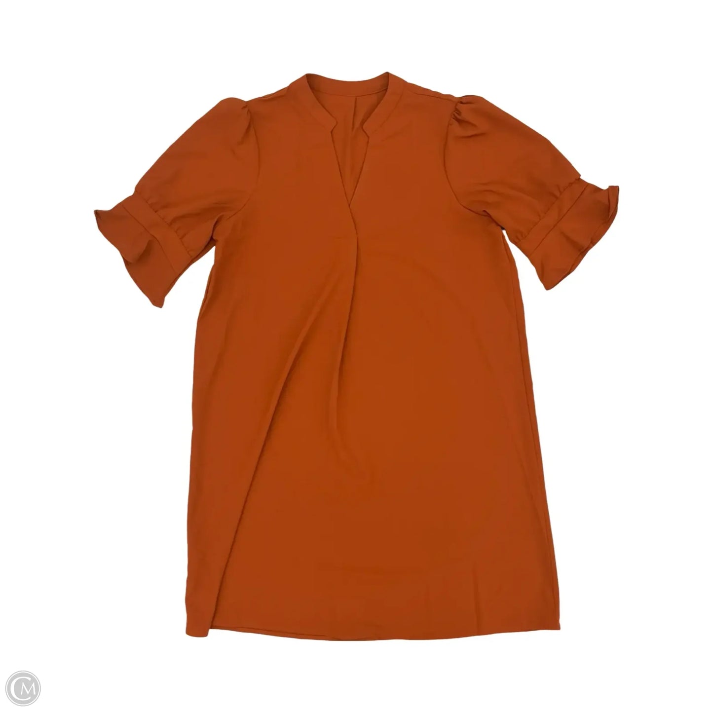 Dress Casual Short By Clothes Mentor In Orange, Size: L