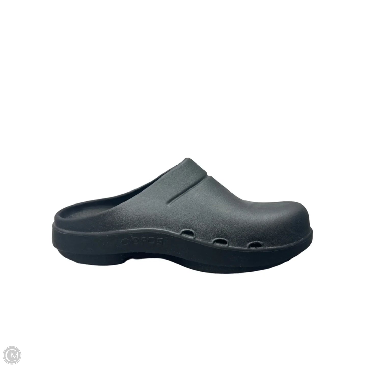 Shoes Flats By Oofos In Grey, Size: 8