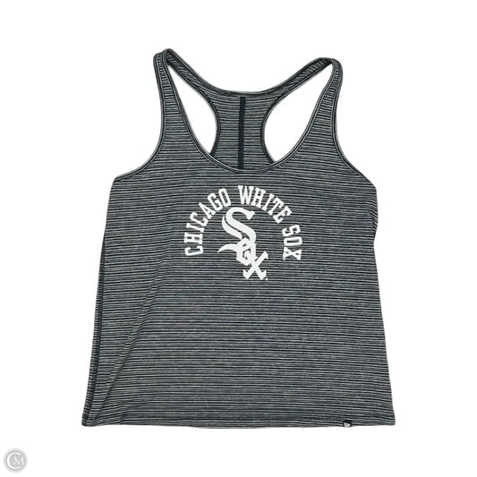 Athletic Tank Top By Cme In Blue & White, Size: L
