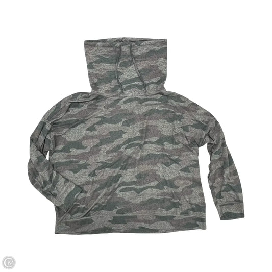 Sweatshirt Collar By Maurices In Camouflage Print, Size: 2x