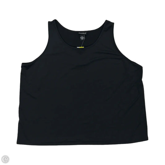 Top Sleeveless By Maggie Barnes In Black, Size: 3x