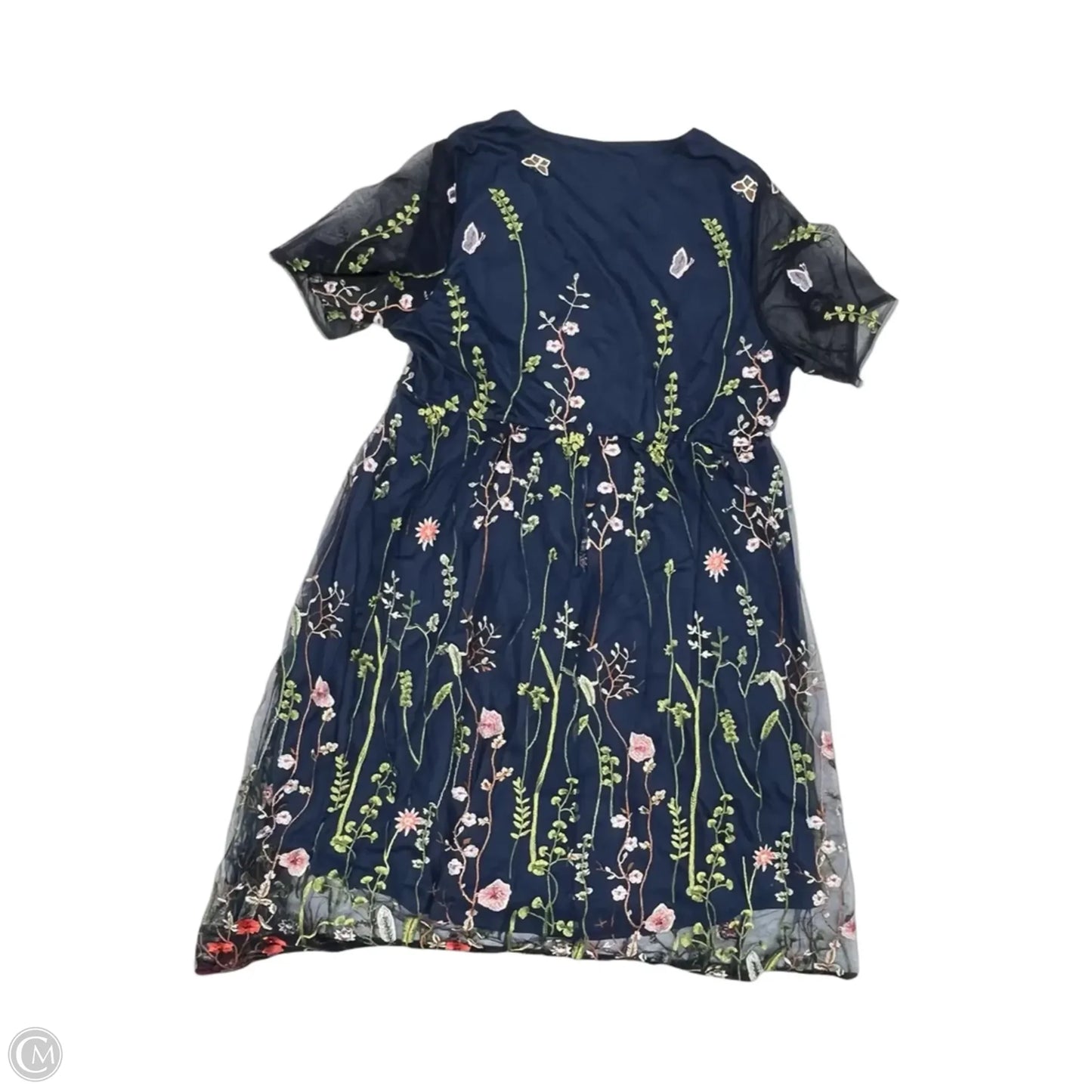 Dress Party Long By Bloomchic In Floral Print, Size: 22