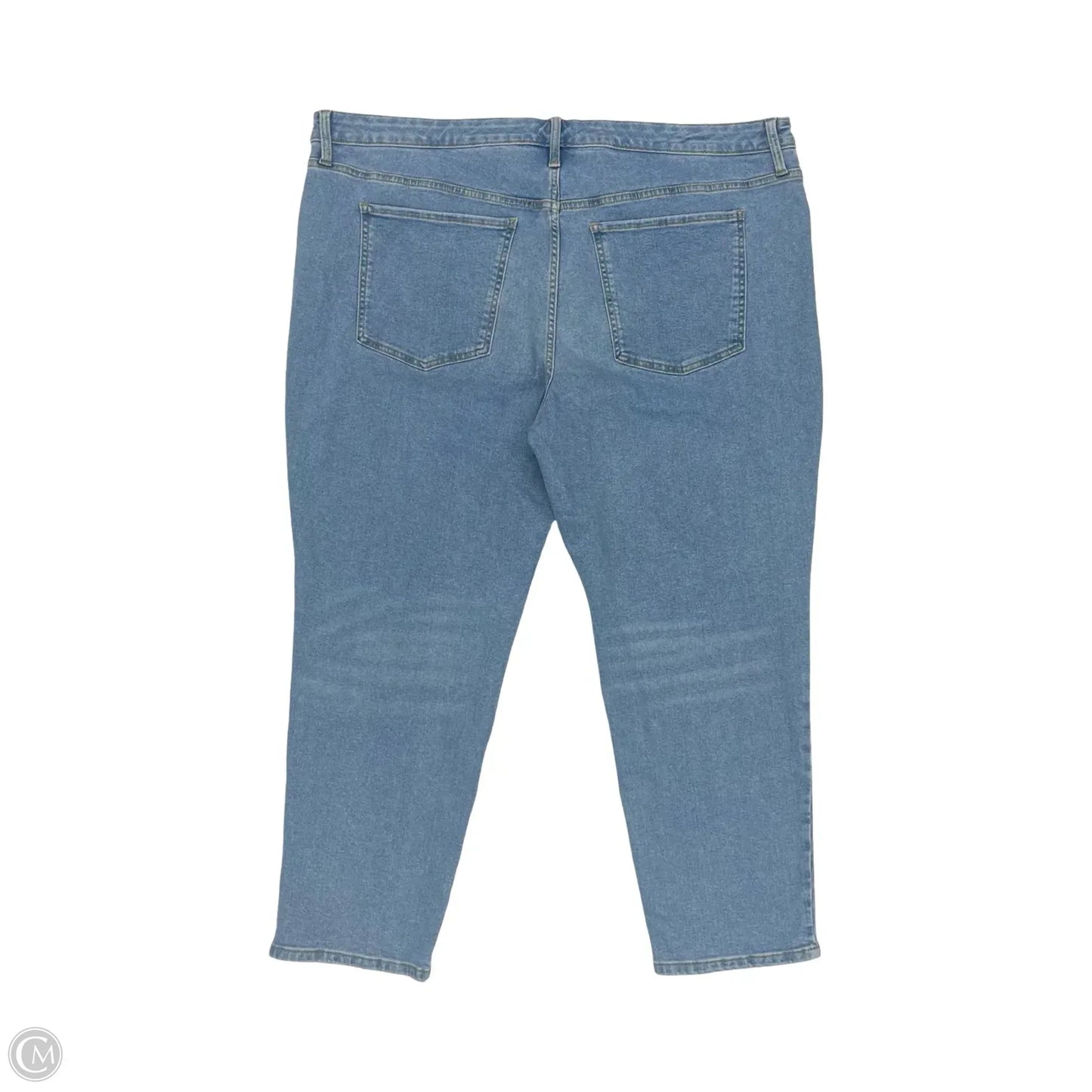 Jeans Skinny By Terra & Sky In Blue Denim, Size: 24w