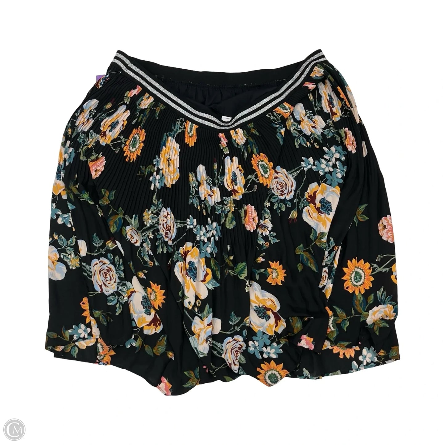 Skirt Midi By Ava & Viv In Black, Size: 3x