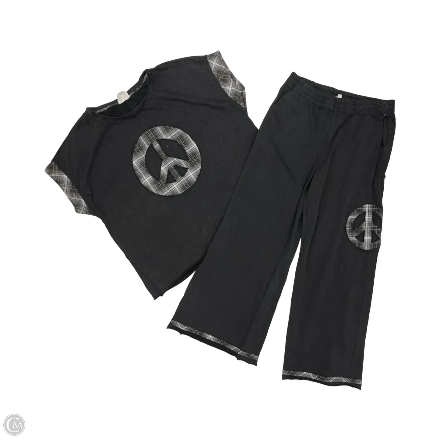 Lounge Set Pants By Umgee In Black, Size: M