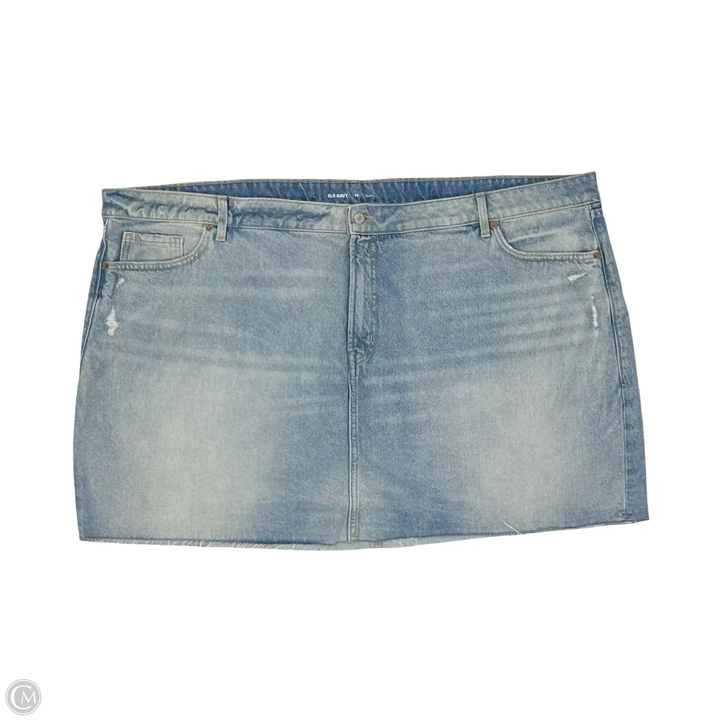 Skirt Mini & Short By Old Navy In Blue Denim, Size: 30