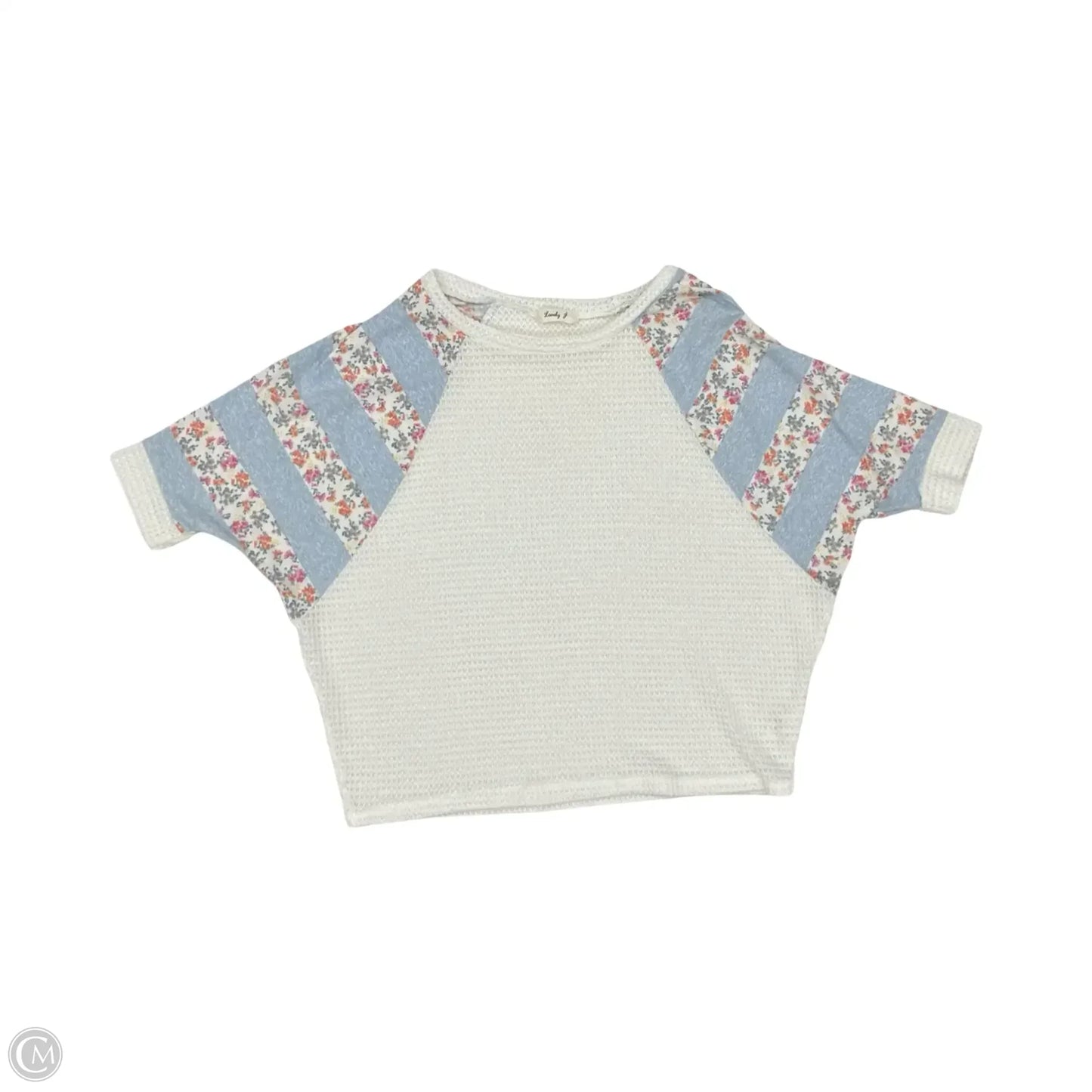 Top Short Sleeve By Clothes Mentor In White, Size: S