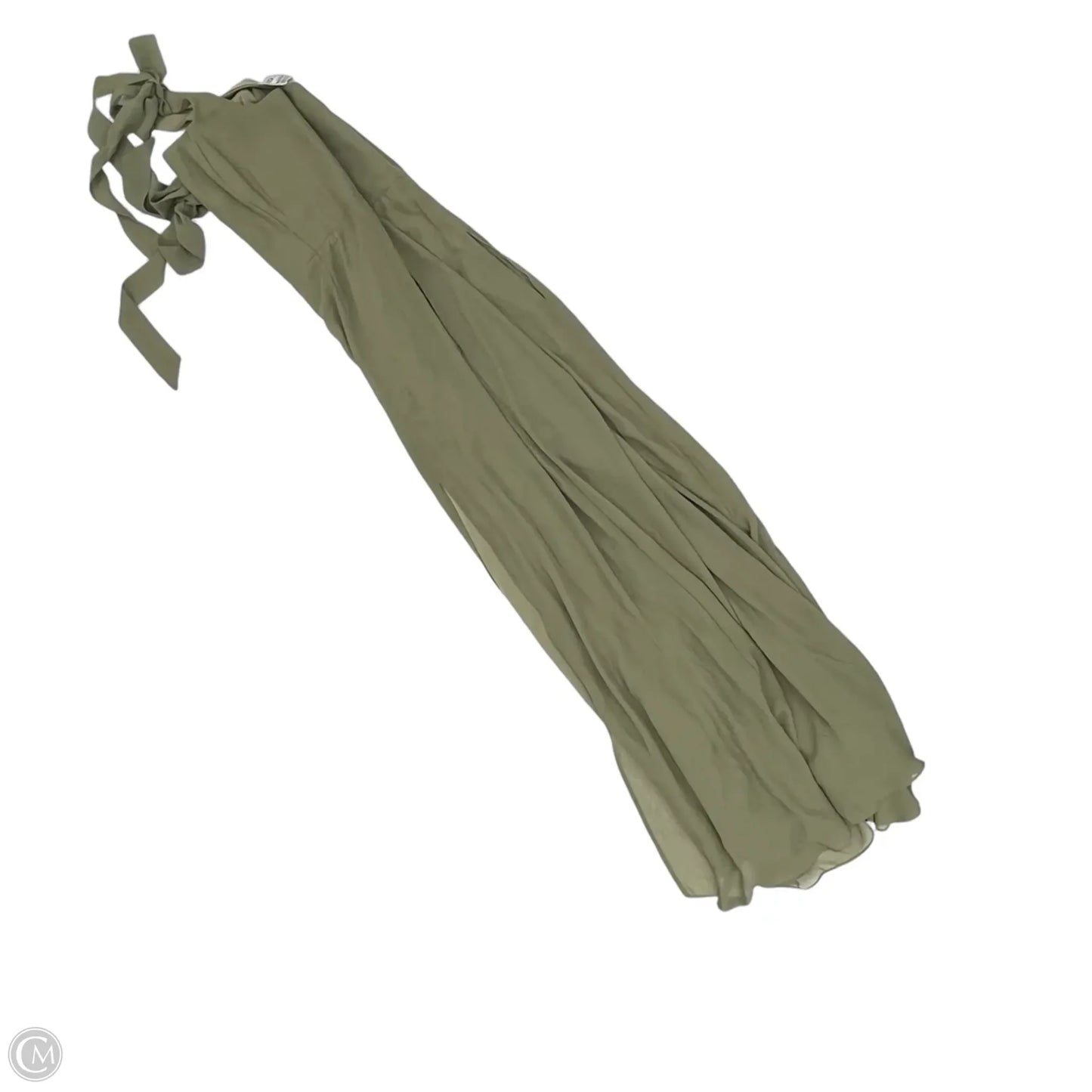 Dress Party Long By Clothes Mentor In Green, Size: L