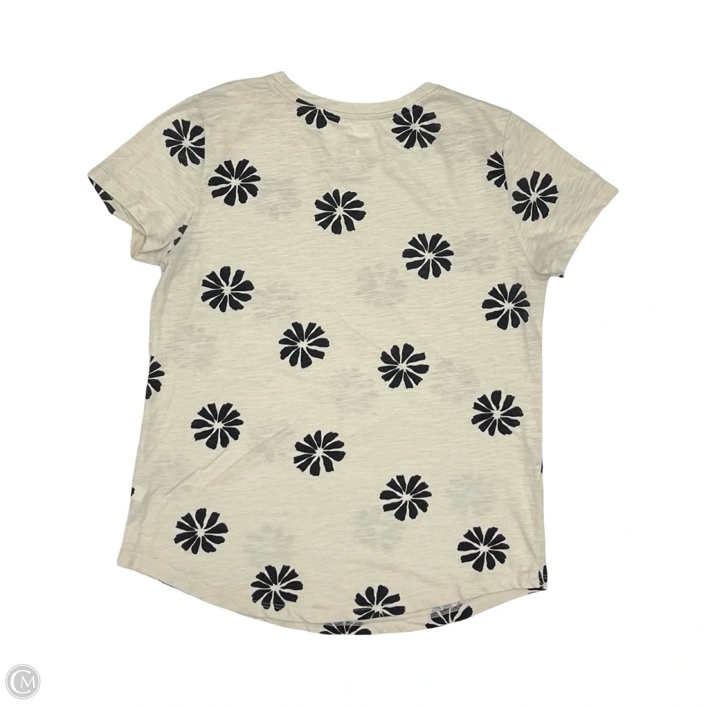 Top Short Sleeve By Sonoma In Cream, Size: S