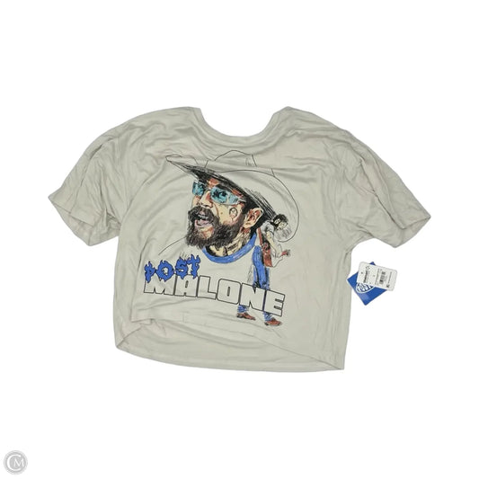 Top Short Sleeve By Clothes Mentor In Cream, Size: S