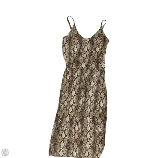 Dress Party Long By Eye Candy In Snakeskin Print, Size: L