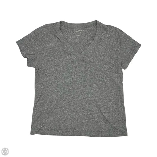 Top Short Sleeve Basic By Universal Thread In Grey, Size: L
