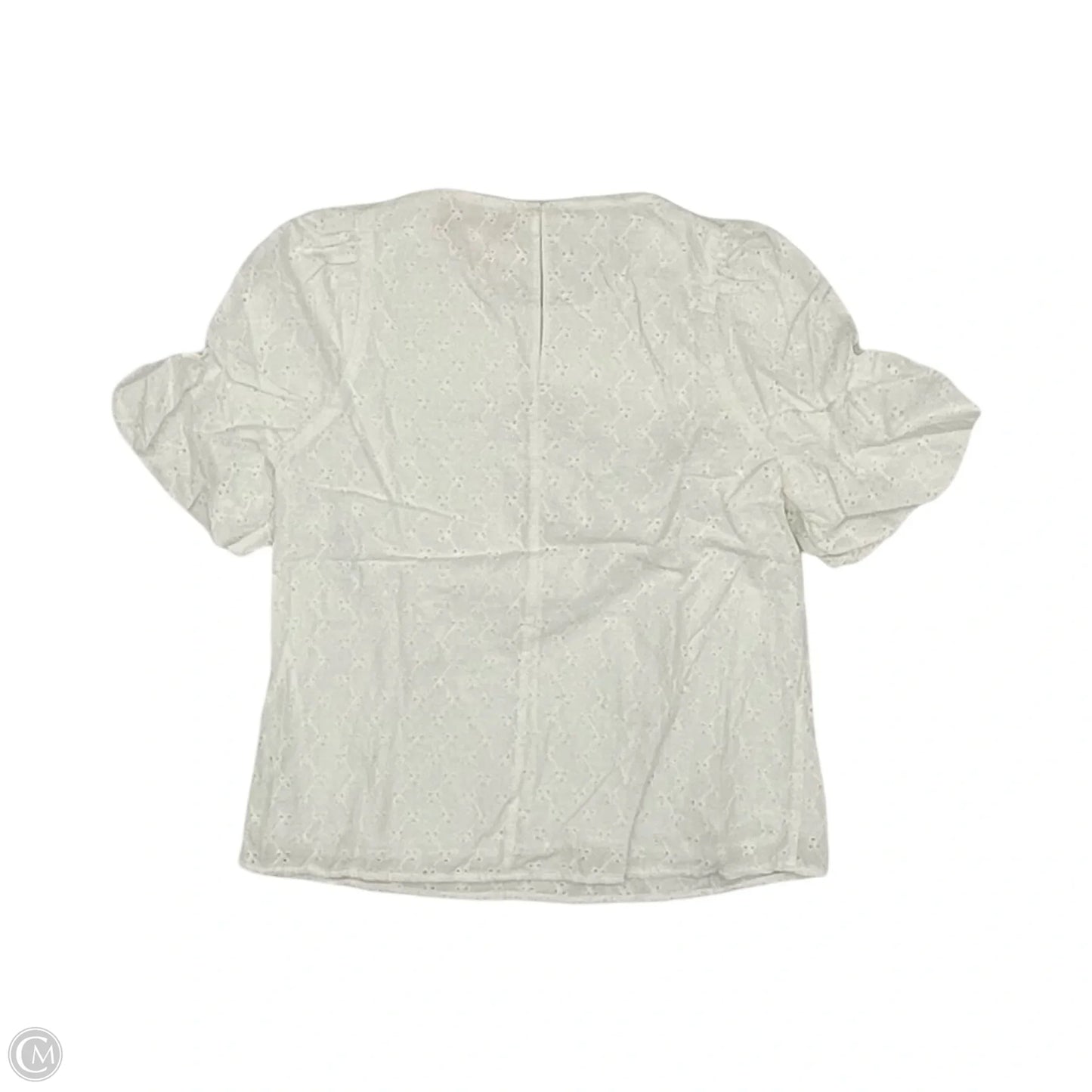 Top Short Sleeve Designer By Lilly Pulitzer In White, Size: Xs