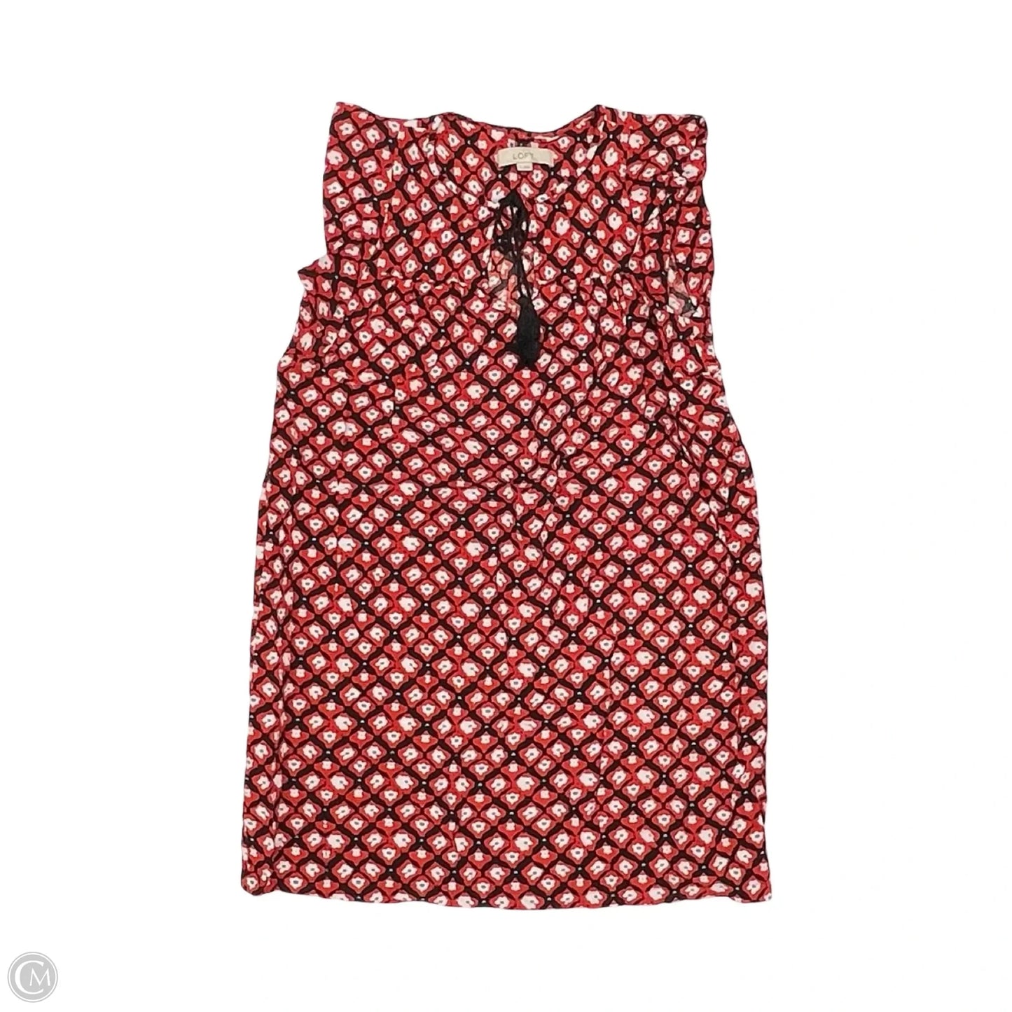 Dress Casual Short By Loft In Red, Size: S