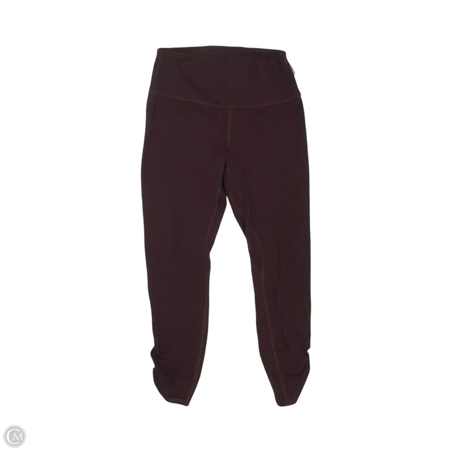Athletic Leggings By Lululemon In Red, Size: M