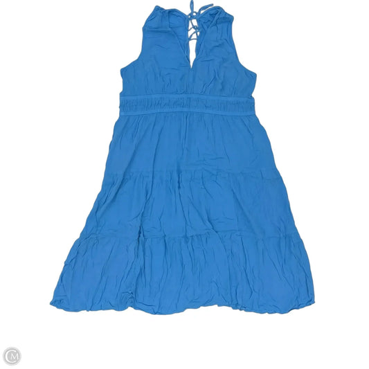 Dress Casual Midi By Clothes Mentor In Blue, Size: Xl