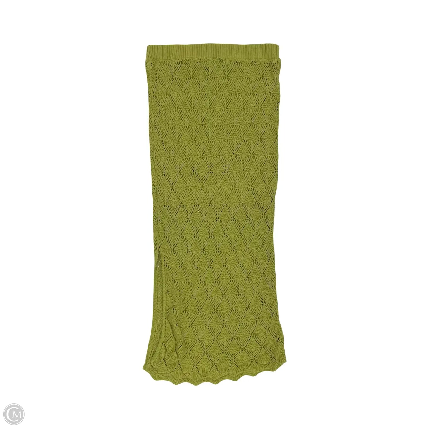 Skirt Maxi By Anthropologie In Green, Size: M