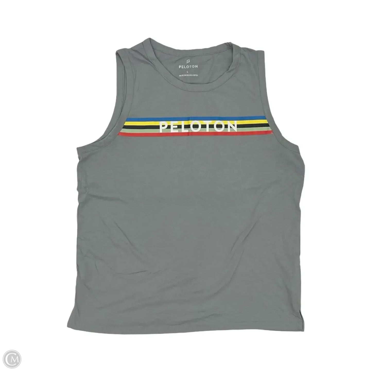 Athletic Tank Top By Peloton In Grey, Size: L
