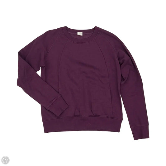 Athletic Sweatshirt Crewneck By Zyia In Purple, Size: Xl