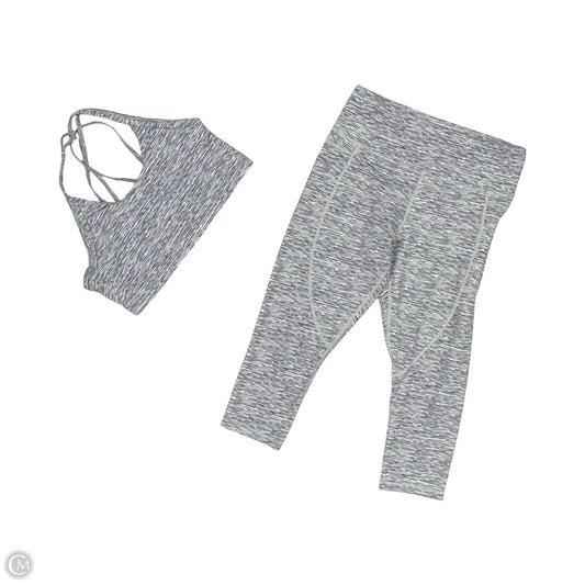 Athletic Pants 2pc By Zyia In Grey, Size: L